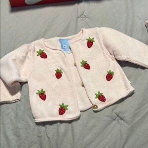 Bella Bliss Pink Strawberry cardigan